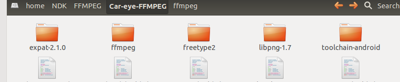 FFMEPG 平台移植，接口简化和外部模块接入 （一）ffmpeg android移植(ndk 编译) 