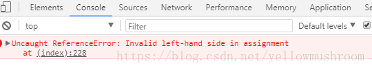 报错解决：Invalid left-hand side in assignment_syntaxerror: invalid left ...