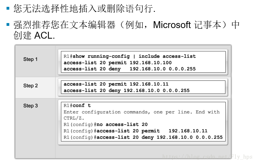 网络设备配置与管理 16 Acl 访问控制列表 Fly 鹏程万里 Csdn博客