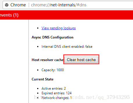 chrome瀏覽器清理DNS