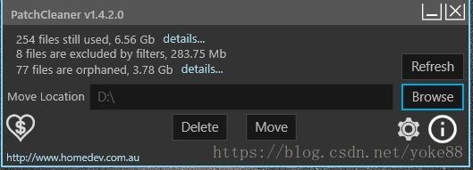 patchCleaner 发现的信息统计