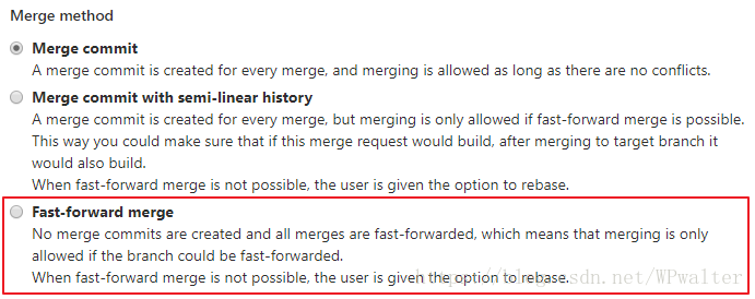 GitLab 那种要求进行 rebase 的设置