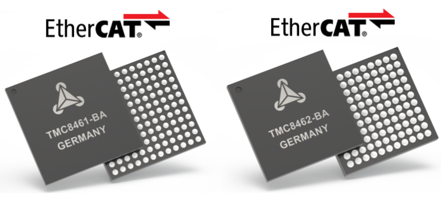 Trinamic推出实时通讯EtherCAT从站控制芯片TMC8461TMC8462