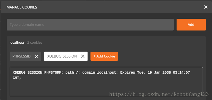 [Postman添加XDEBUG_SESSION=PHPSTORM