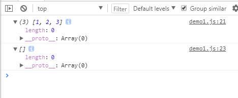 JavaScript清空数组的三种方法