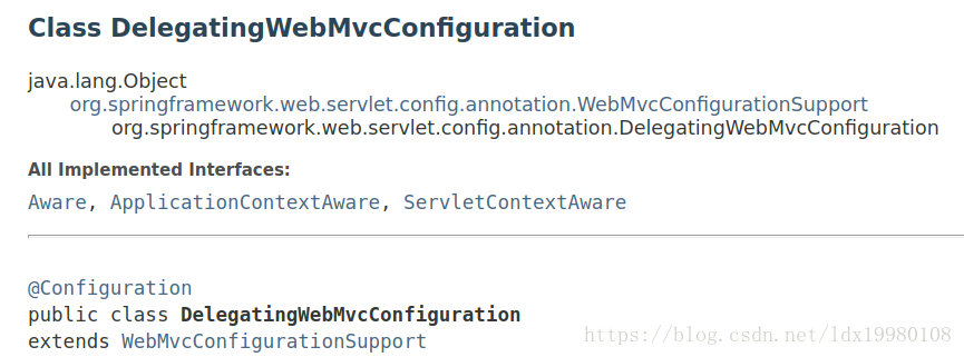 DelegatingWebMvcConfiguration