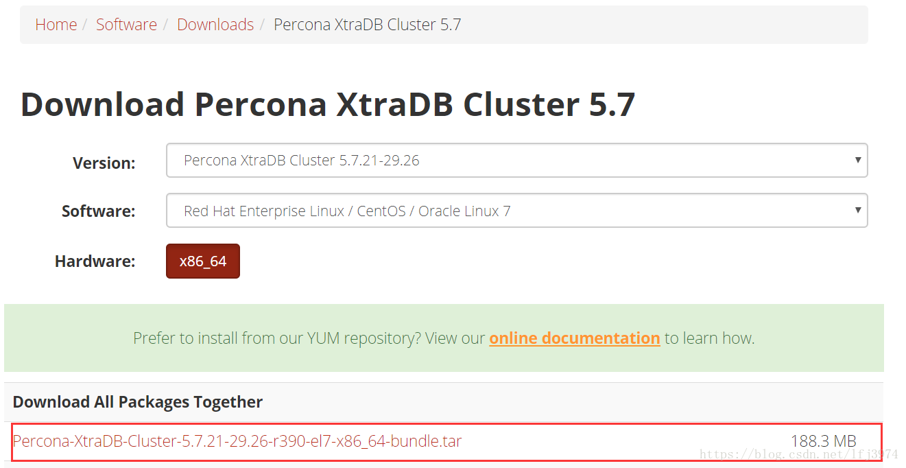 MySQL PXC(Percona XtraDB Cluster)环境搭建记录 