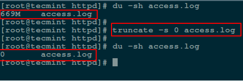 Linux 下清空或删除大文件/大量文件的几种方法