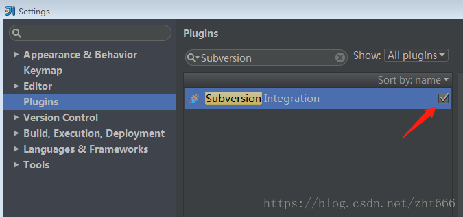 启用Subversion插件