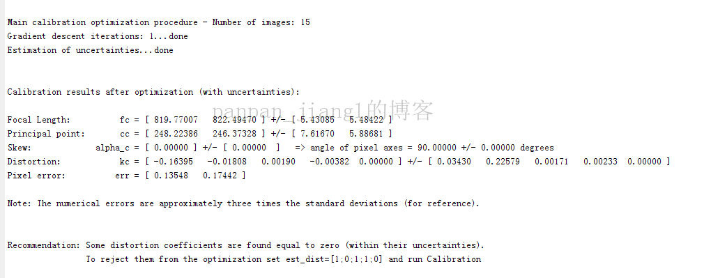 MATLAB 相机标定（单目）使用工具箱TOOLBOX_calib[通俗易懂]