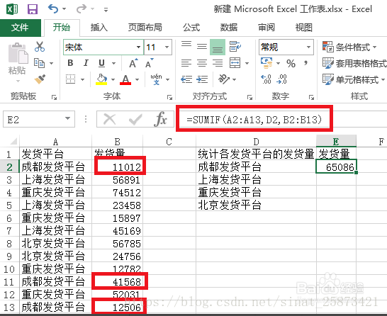 Excel常用函数 Sumif Sumifs函数 Memory专栏 Csdn博客