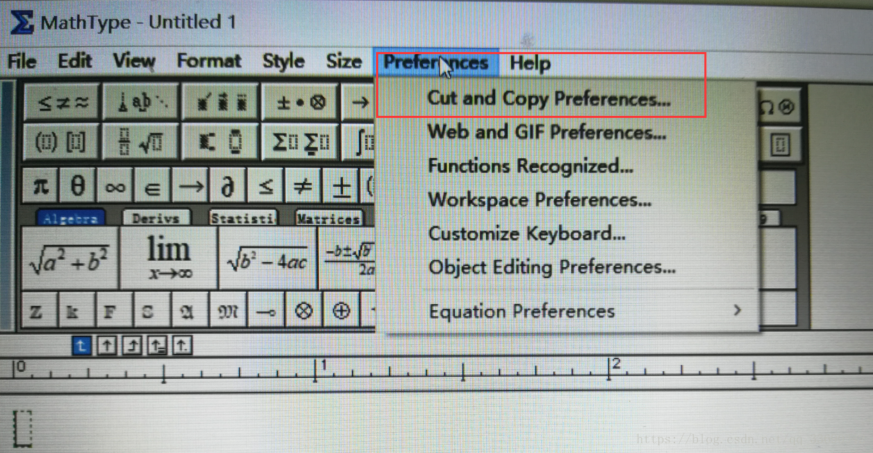 Mathtype6 9公式编辑转latex代码技巧 Kris U的博客 Csdn博客