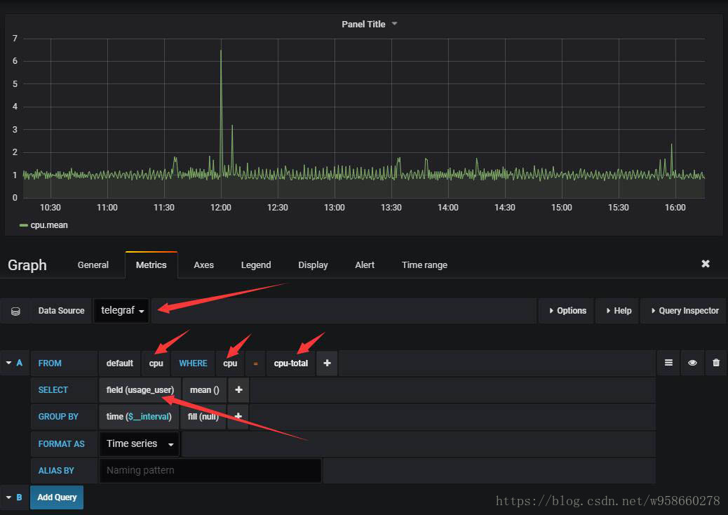 Telegraf influxdb grafana настройка windows