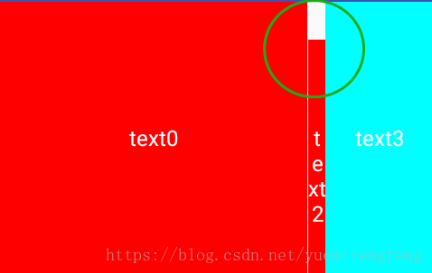 这是一张移动的textView高度小于其他textView的图