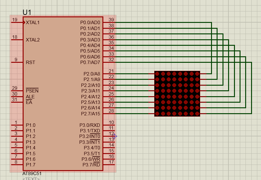 单片机led点阵显示程序_LED点阵