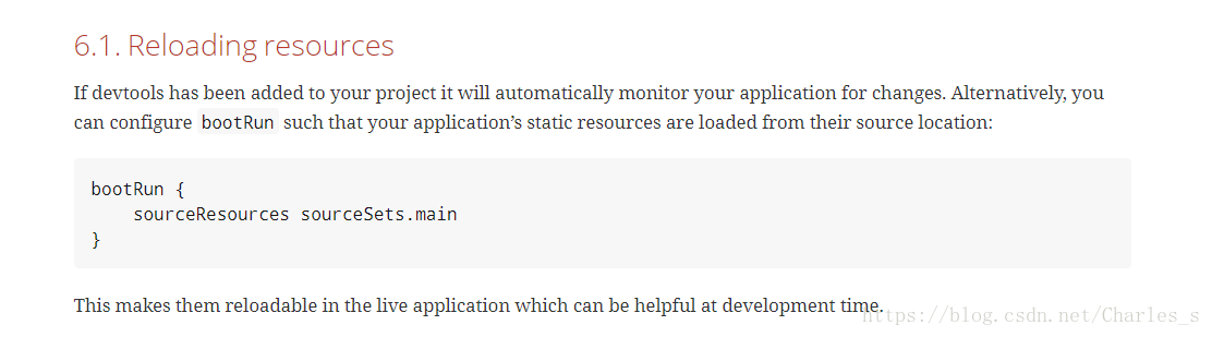 使用gradle bootrun熱部署