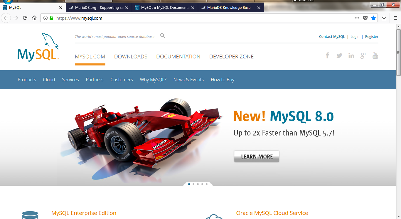 MySQL官方站点