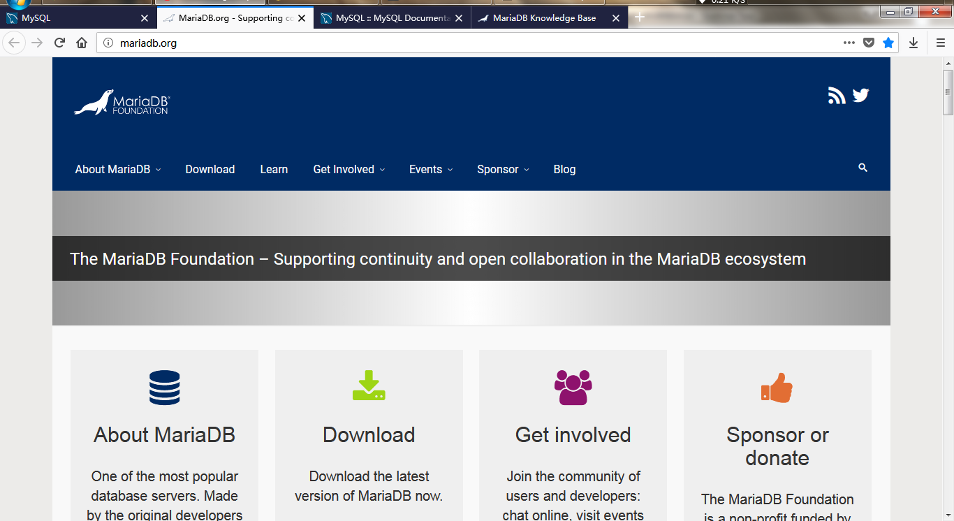 MariaDB官方站点