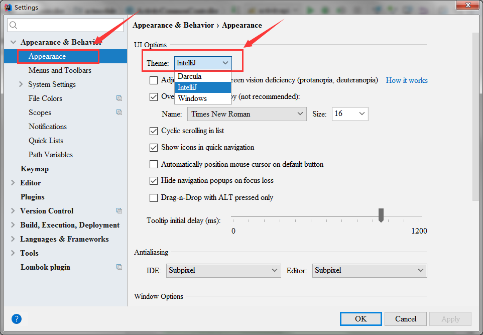 intellij idea設定主題、字型樣式和背景色- IT閱讀