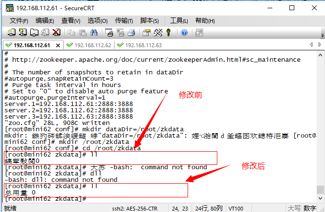 SecureCRT中文显示乱码解决