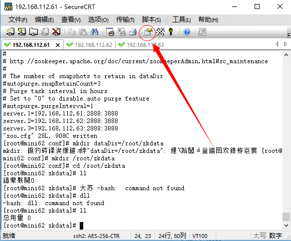 SecureCRT中文显示乱码解决
