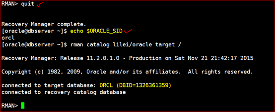 Oracle 11g R2 Rman备份与恢复