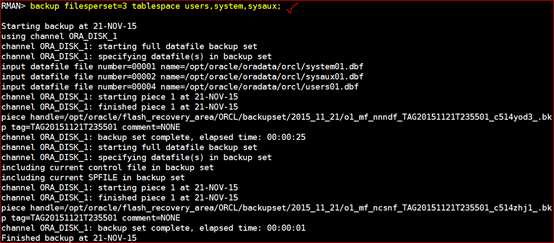 Oracle 11g R2 Rman备份与恢复