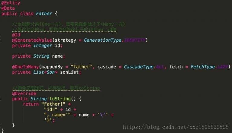 Spring Data JPA one-of-many, many-to-relational mapping