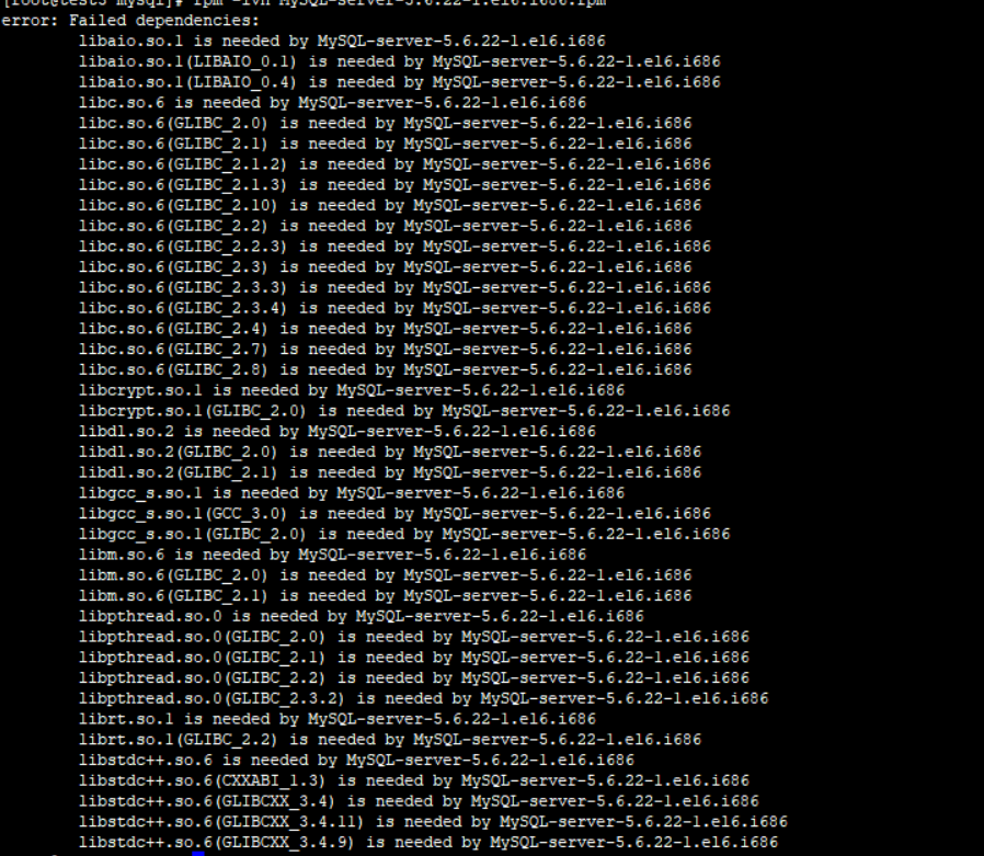 rpm 包安装过程中依赖问题“libc.so.6 is needed by XXX”解决方法（Liunx安装mysql报错）_libxau