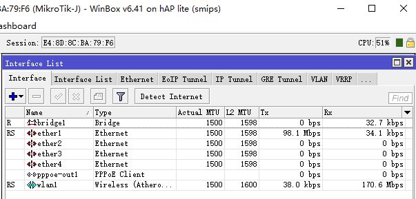 RouterOS V6.41 IGMP Snooping测试