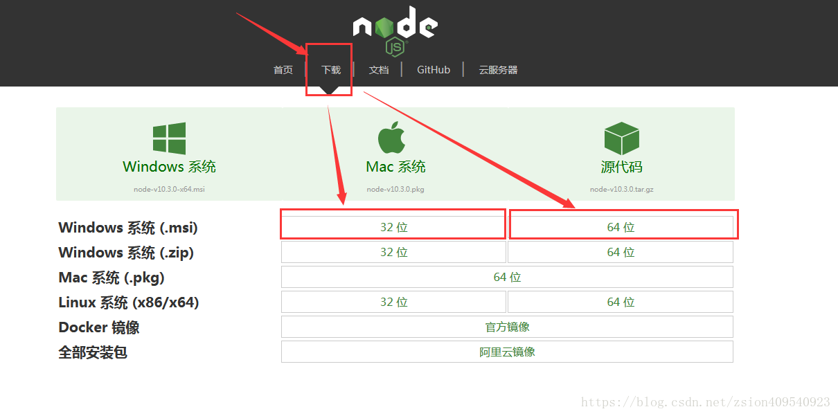 node安裝檔案