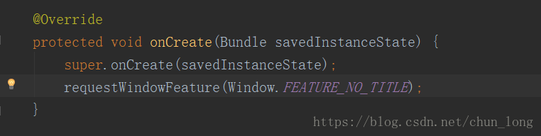 Android Util Androidruntimeexception Requestfeature Must Be Called Before Adding Content 异常处理 Chun Long的博客 Csdn博客