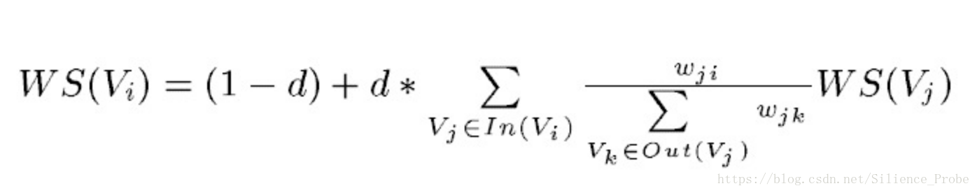 Textrank学习