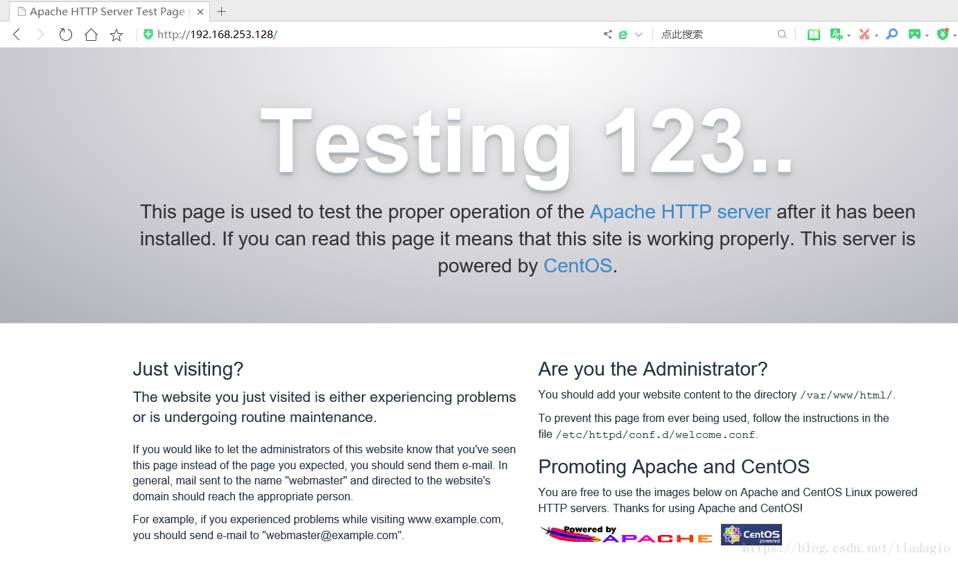 Centos7 Apache配置虚拟主机的三种方式