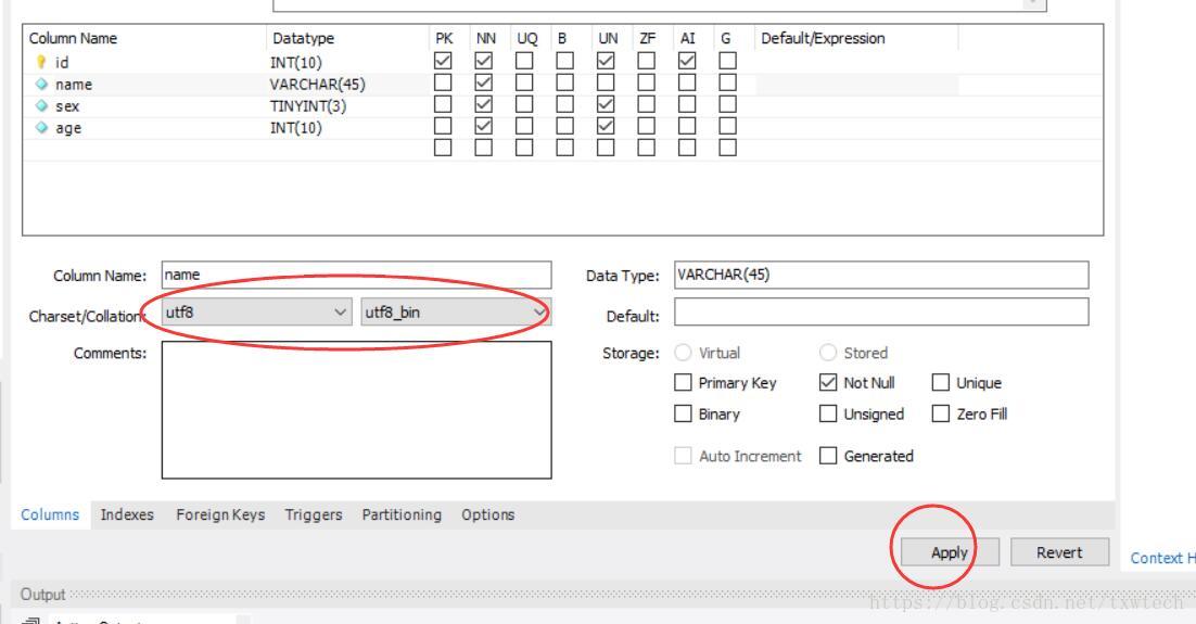 \xE5\xA4\xA7\xE4\xB8\x80...' for column 'name' at row 1  mysql报错。解决方法。