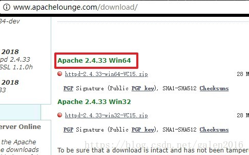 搭建php开发环境 Apache Php Mysql Galen2016的博客 Csdn博客 Apache Php