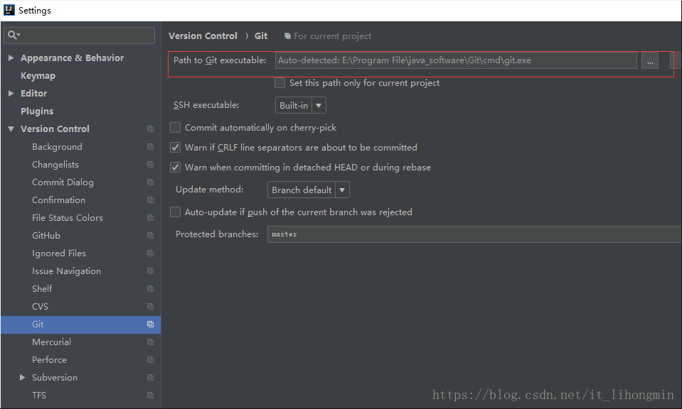 Settings version