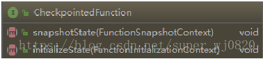 CheckpointedFunction类结构图