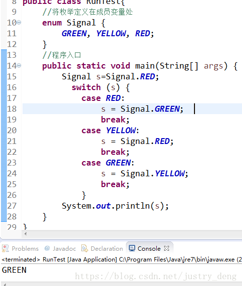 java中的枚举_java 中的enum.getinstance_GuessHat的博客-CSDN博客