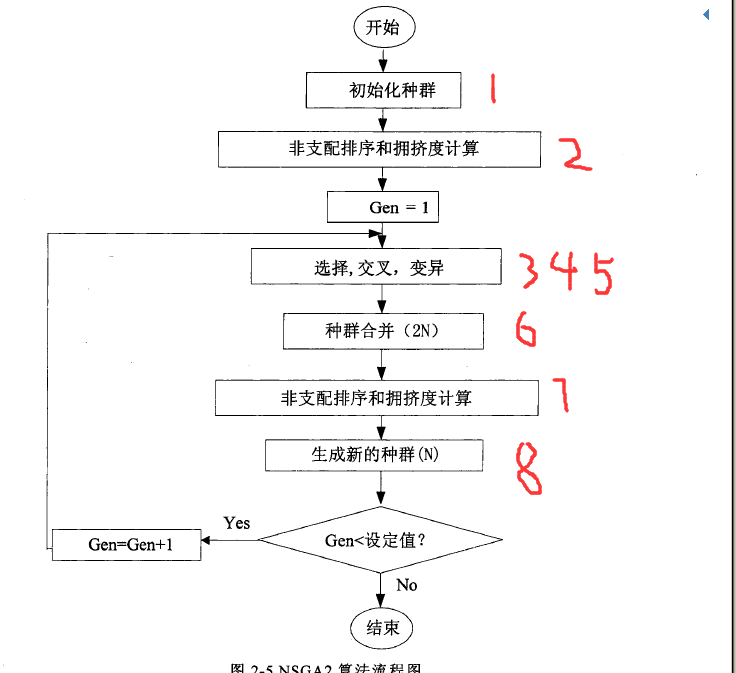 NSGA2 算法MATLAB完整代码 中文注释详解