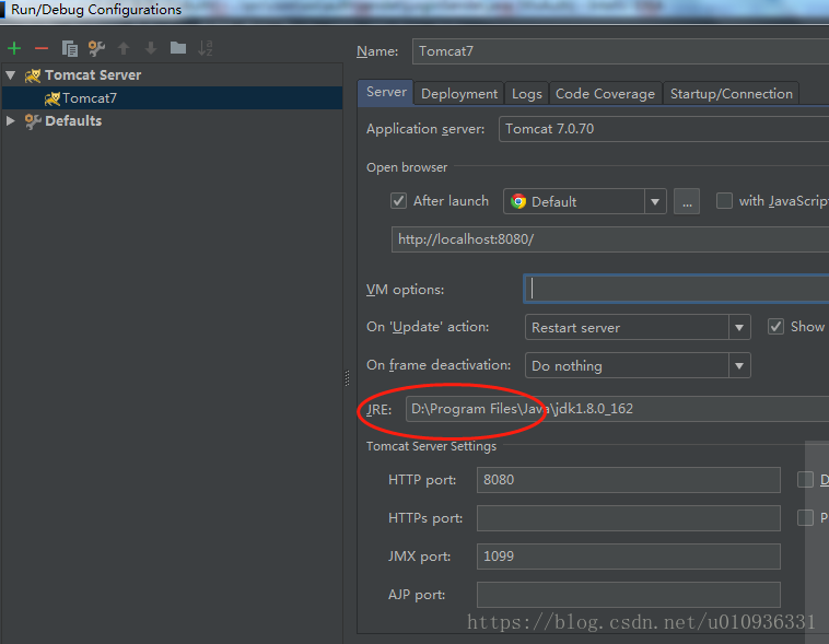 在IntelliJ IDEA中启动tomcat出现Can't load AMD 64-bit .dll on a IA 32-bit' platform问题详解