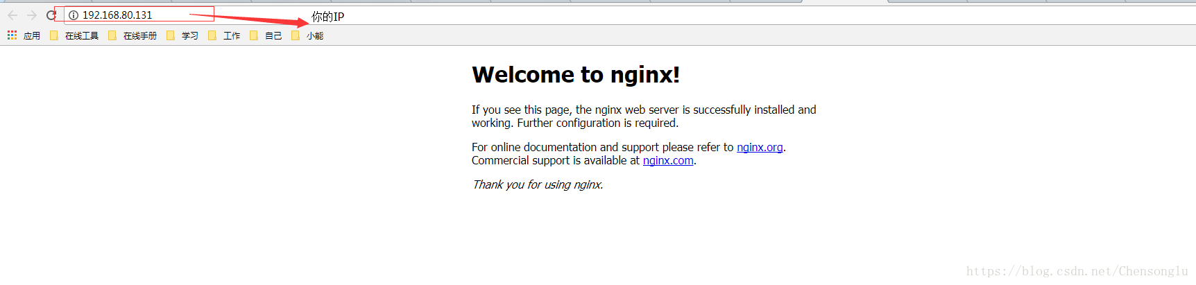 Nginx成功页