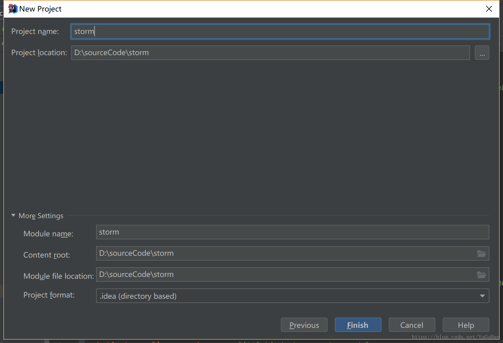 Module root. Demo Project. New Projects format New view.