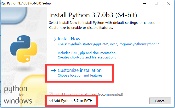 python安装教程（Windows系统,python3.7为例）「建议收藏」