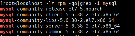 CentOS7卸载mysql