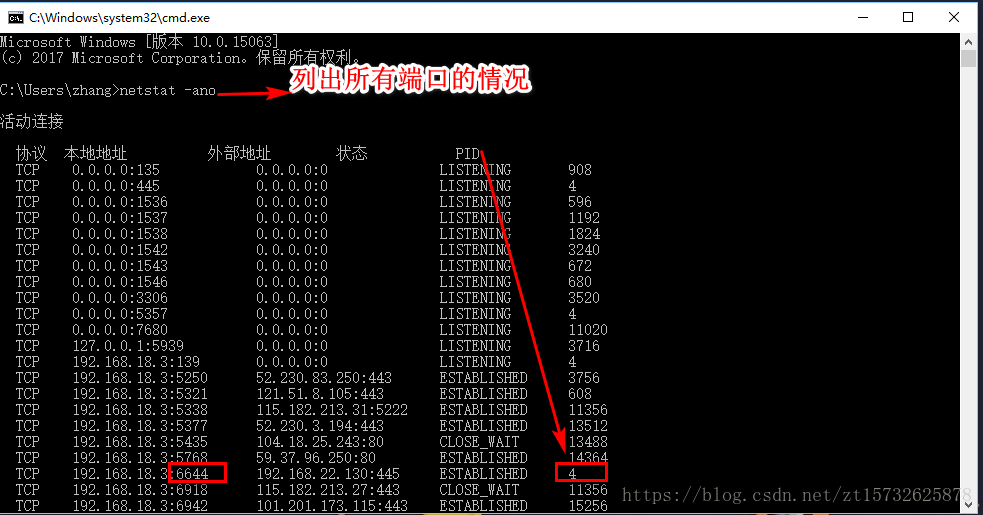 netstat 查看進程_netstat端口號沒有進程_netstat端口號沒有進程
