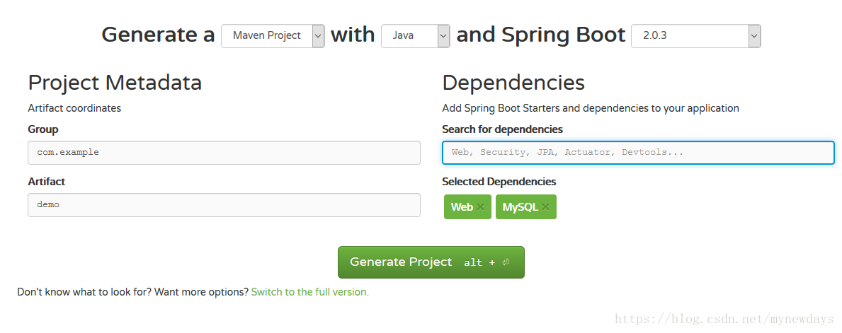 eclipse 开发 springboot api