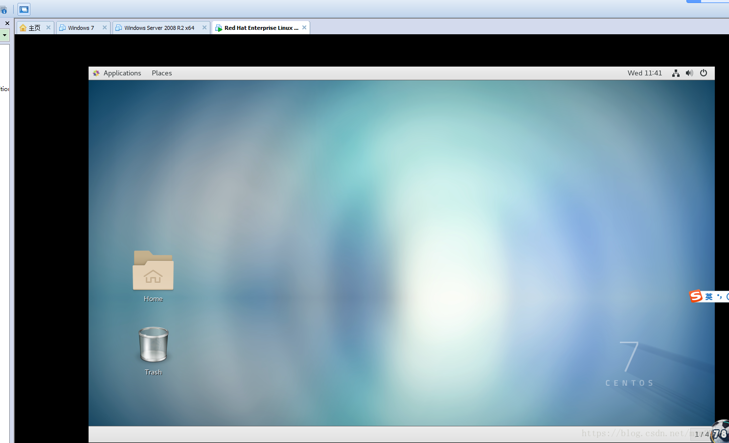 VMware 虚拟机上安装linux   centos 7