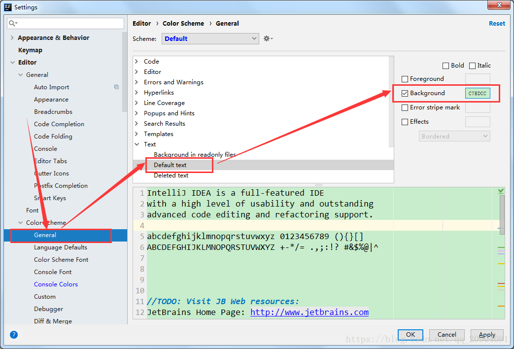 Intellij Idea设置背景颜色为豆沙绿 Morris 的博客 程序员资料 Idea设置豆沙绿 程序员资料