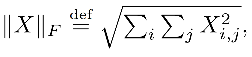 Frobenius Norm(Frobenius 范数)-CSDN博客